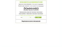 Tablet Screenshot of matchlessgroup.com